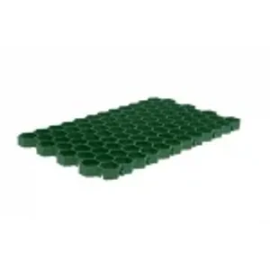 Решетка газонная GIDROLICA Eco Standart C250 пластиковая зеленая 700*400*32,8 мм арт.607