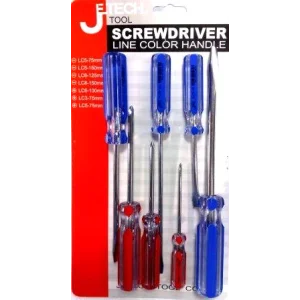 Набор отвёрток 7 предметов Jetech LC 7 PCS SET MIX 3 крестовых, 4 шлицевых