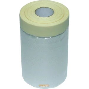 Пленка защитная + малярная лента Лазурный Берег HDPE 10 микр, 140см х 33м