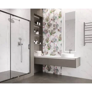 Плитка LAPARET Metropol bianco панно 90х90 глянцевая обрезная арт.OS\A414\3x\13155R
