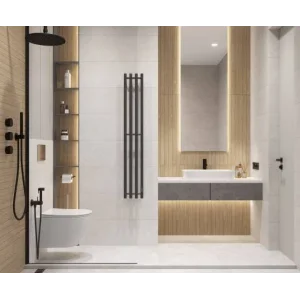 Плитка LAPARET Gio deco marrone стена 30х89,5 матовая обрезная арт.LP3090B0131R