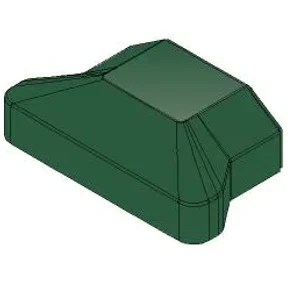 Крышка PE RAL 87*50мм (толщ. 1,5мм)