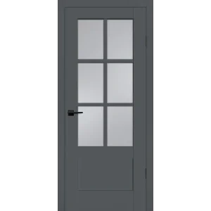Дверь PROFILO PORTE ПСЦ-43 "Classic" стекло сатинат, графит 60