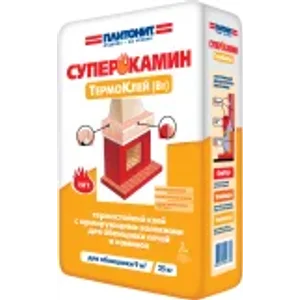 Клей термостойкий ПЛИТОНИТ СУПЕРКАМИН Термоклей 5 кг (до +150°С)