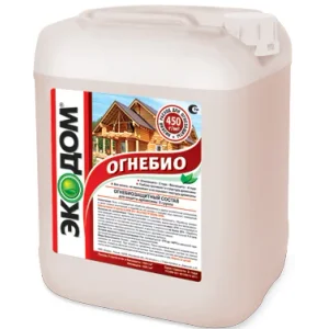 Огнебиозащита ЭкоДом ОгнеБио 5кг 2гр. огнезащиты