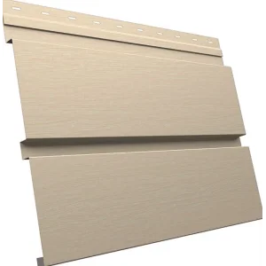 М/сайдинг Квадро брус (GL) Принт Элит Молочное дерево TwinColor толщина 0,45мм, размер 0,34*4.44 м.п. (в пленке)