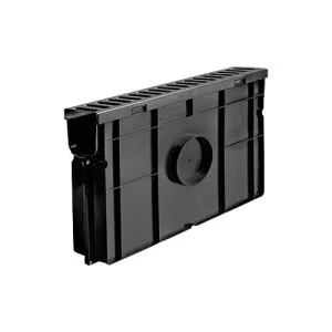 Комплект GIDROLICA Light DN100 A15: пескоуловитель пластиковый с решеткой оцинкованной 500*116*320 мм арт.08068/080068