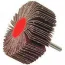 Круг лепестковый веерный с оправкой 15х30мм, P180, хвостовик 3 мм, электрокорунд нормальный, ЗУБР