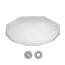 Светильник управляемый светодиодный ALMAZ 25W R-340-SHINY/WHITE-220-IP44 /2019*