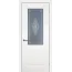 Дверь PROFILO PORTE ПСЦ-27 "Classic" стекло белый сатинат с рисунком, магнолия 80