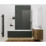 Плитка LAPARET Cromat grafite стена 30x89,5 матовая обрезная арт.13136TR