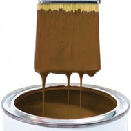 Коричневая