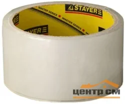 Скотч 48мм х 60м STAYER, 45мкм, прозрачный