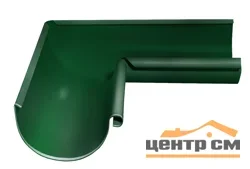 Угол желоба внутренний GL 90гр, 125мм RAL 6005