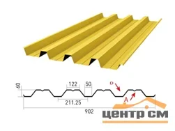 Профнастил Н-60(Тип), 0.7 мм, PE, RAL ** Stynergy, 0.902 * м2