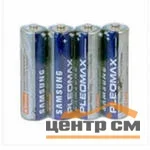 Элемент питания LR6(АА) алкалиновый (уп. спайка 4шт) Samsung Pleomax*