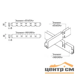 Грильято Албес 100х100 Н-50 b-10 "папа" белый матовый А903 RUS