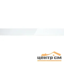 Карниз "Галант" без поворотов (бленда 5см), 2,4 белый глянец 2-х рядный