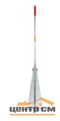 Грабли веерные 15-зубные раздвижные прутковые с черенком PARK HG1191