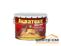 Основа алкидная Акватекс ЭКСТРА 10л (белый) двойная УФ-защита, воск, масло, нанесение на олифу
