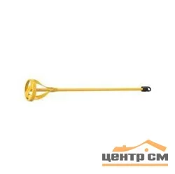 Миксер-насадка для красок металлический, шестигранный хвостовик,крашеный, 80х400мм, ЗУБР
