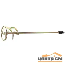 Миксер-насадка для красок, оцинкованный,на подвеске, шестигранный хвостовик, 80х400мм STAYER/ЗУБР "PROFI"