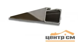 Направляющий рельс для раздвижных дверей ONYX LUX (4540 алюм.2,2мм) 2 метра