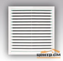 Решетка вентиляционная вытяжная с наклонными фиксированными жалюзи АБС 200х200, ЭРА
