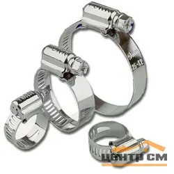 Хомут стальной червячный 110-130, ЭРА