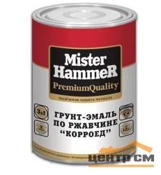 Грунт-эмаль по ржавчине Mr.Hammer Корроед Зеленая 0,9кг