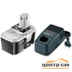 Аккумулятор Ryobi + зарядное устроймтво, BCP1817M,18В,1.7Ач,NiCd
