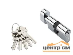 Цилиндр ADDEN BAU 60мм 5 ключей CYL 5-60 KNOB хром