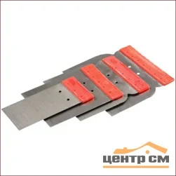 Набор шпателей стальных, 4шт: 50, 80, 100, 120мм, STAYER "PROFI" ЯПОНЧИК