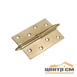 Петля стальная MORELLI разъемная с короной MS 100X70X2.5 L AB бронза, левая