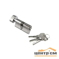 Цилиндр MORELLI 60CK PC хром, ключ-вертушка