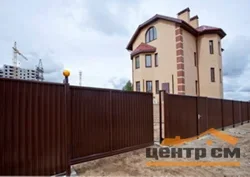 Ворота откатные Эстет PE RAL 8017 2*3,5м