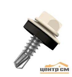 Саморез кровельный 4,8x19 сверло №2 (светлая слоновая кость) RAL 1015 (уп 400шт) DAXMER