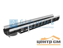 Лоток водоотводный GIDROLICA Super DN100 E600 пластиковый 1000*149*98 мм арт.0803