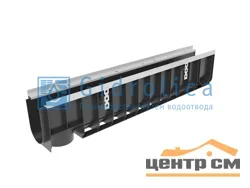 Лоток водоотводный GIDROLICA Super DN100 E600 пластиковый 1000*149*203,5 мм арт.0802