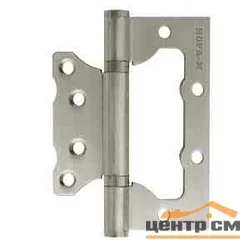 Петля накладная "БАБОЧКА" НОРА-М 125*75*2,5 матовый хром/никель (2 шт.)
