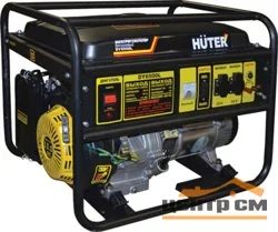 Генератор бензиновый HUTER DY6500L, (1фазн., ном/макс мощность 5/5,5 кВт), бак 22 л, бензин