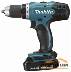 Дрель-шуруповерт аккумуляторная Makita DDF453 SYE,18В, 1,5Ач, Li-ion, 42Нм,2акк, кейс