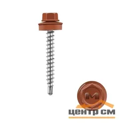 Саморез кровельный 4,8x19 сверло №2 (терракота) RAL 8004 (уп 400шт) DAXMER