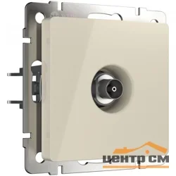 Розетка телевизионная СП Werkel оконечная, слоновая кость, WL03-TV-ivory, W1183003