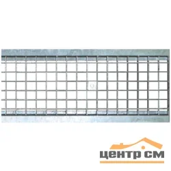 Решетка водоприемная GIDROLICA Standart DN150 B125 ячеистая оцинкованная 1000*187*22 мм арт.511