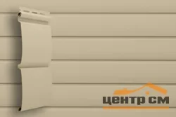 Сайдинг виниловый GL Блок-хаус бежевый 0,244х3м S=0,732м2