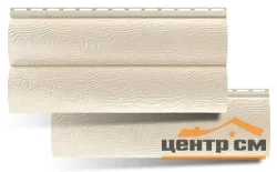 Сайдинг Альтапрофиль Престиж Блок-хаус двухпереломный L=3,1м, H=0.32м (пл=0.992м2) бежевый ВН-02