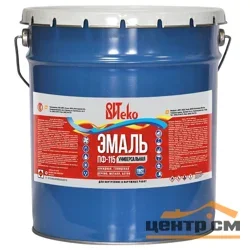 Эмаль ПФ-115 черная 10 кг ВИТЕКО