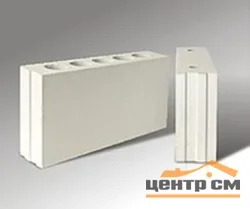 Пазогребневая плита ЭКО рядовая силикатная 498х249х115 мм