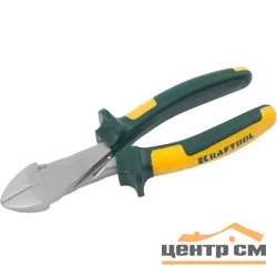 Бокорезы 200мм KRAFTOOL "KRAFT-MAX", Cr-Mo, маслобензост двухкомп рукоятки, шарнирное соединение с повыш износост